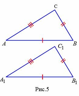 Ознаки рівності трикутників - Які є ознаки рівності трикутників?
